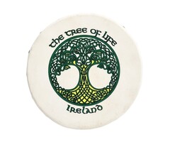 Koda Bodhran 8”x1 1⁄2” Natural - Tree of Life with Beater