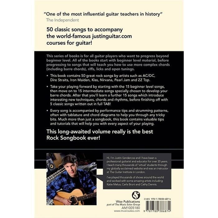 Justinguitar.Com Rock Songbook Guitar Book