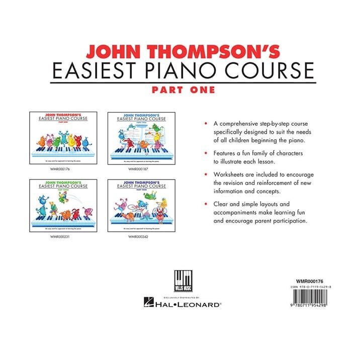 John Thompson Easiest Piano Course Part 1 Revised Edition Pf Book