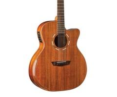 Washburn G55CEK w/ Hardcase Grand Auditorium Acoustic Electric Guitar