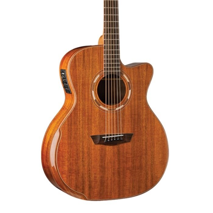 Washburn G55CEK w/ Hardcase Grand Auditorium Acoustic Electric Guitar