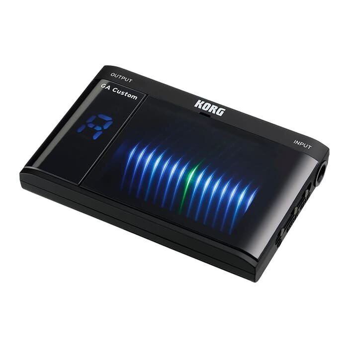 Korg GA-CS Tuner With 3D Strobe  Display - Black
