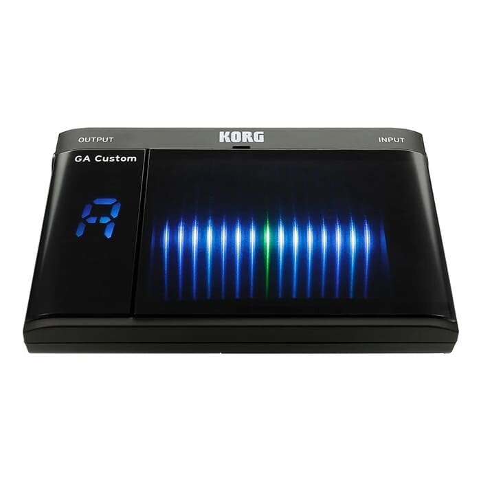 Korg GA-CS Tuner With 3D Strobe  Display - Black
