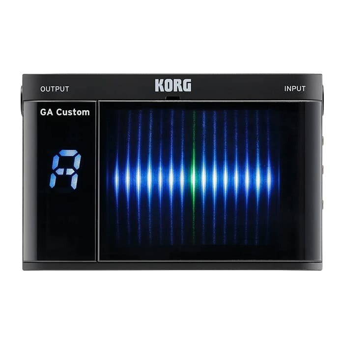 Korg GA-CS Tuner With 3D Strobe  Display - Black