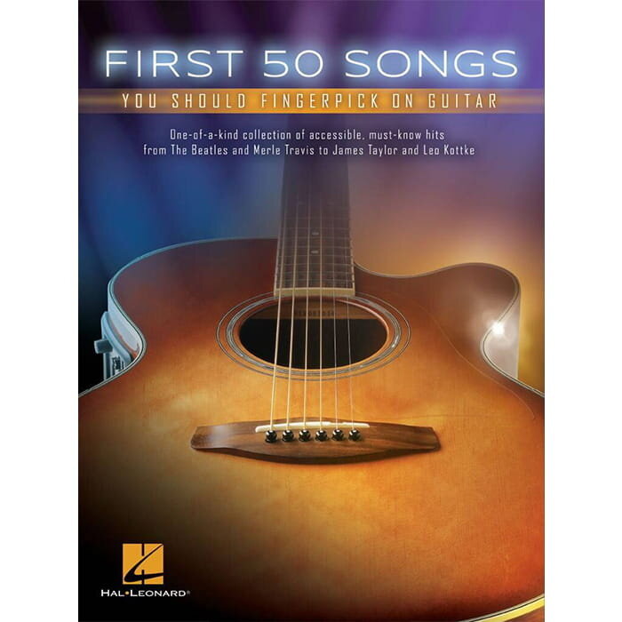 First 50 Songs You Should Fingerpick On Guitar Gtr Tab Book