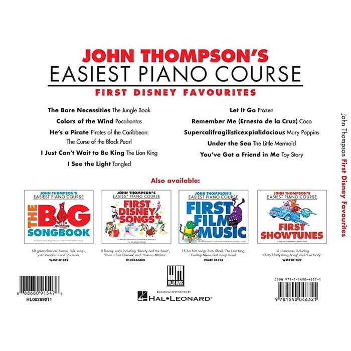 John Thompson  First Disney Favourites