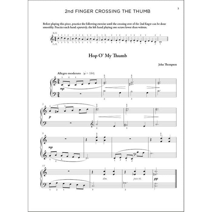 John Thompson's Adult Piano Course: Book Two & Audio