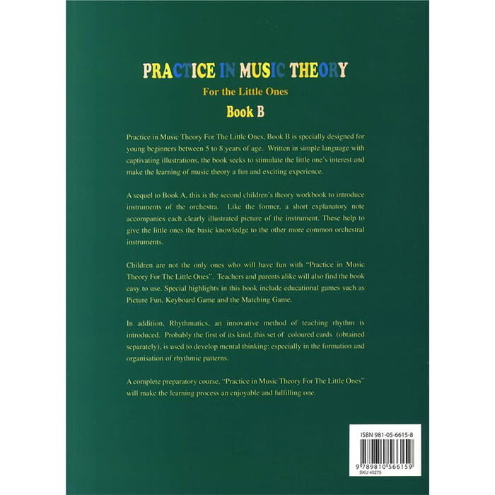 Josephine Koh/Florence Koh: Practice In Music Theory For The Little Ones - Book B