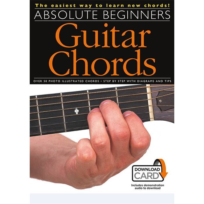 Absolute Beginners Guitar Chords Book + Audio Online