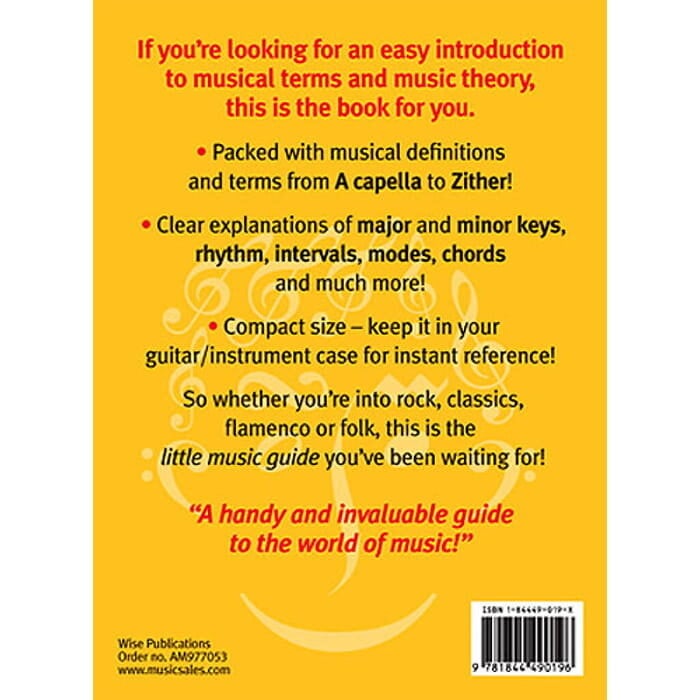 The Little Book Of Music Theory And Musical Terms