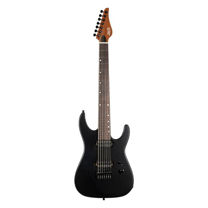 Jet JS507 7 String Electric Guitar -  Satin Black