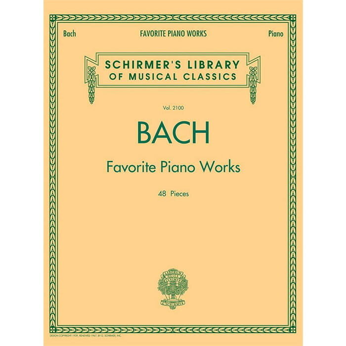 Bach Favorite Piano Works