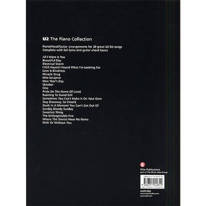U2 The Piano Collection