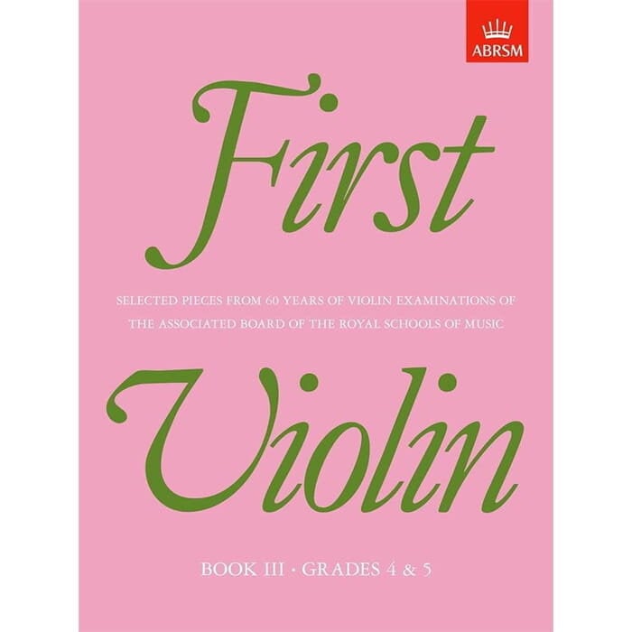 First Violin - Book 3 (Grades 4 & 5)