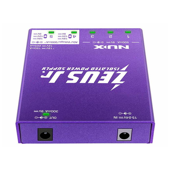 NUX Universal All Isolated Power Supply 6 Outputs 9V-12V-18V