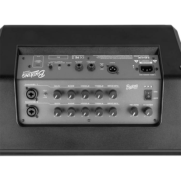 NUX Battery Powered Busking FRFR Speaker 200W, 8"