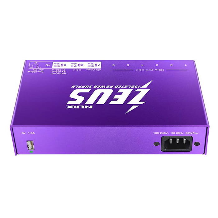 NUX Universal All-Isolated Power Supply 10 Outputs 9V-12V-18V