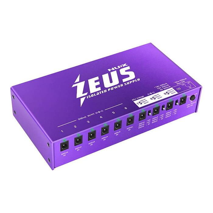 NUX Universal All-Isolated Power Supply 10 Outputs 9V-12V-18V