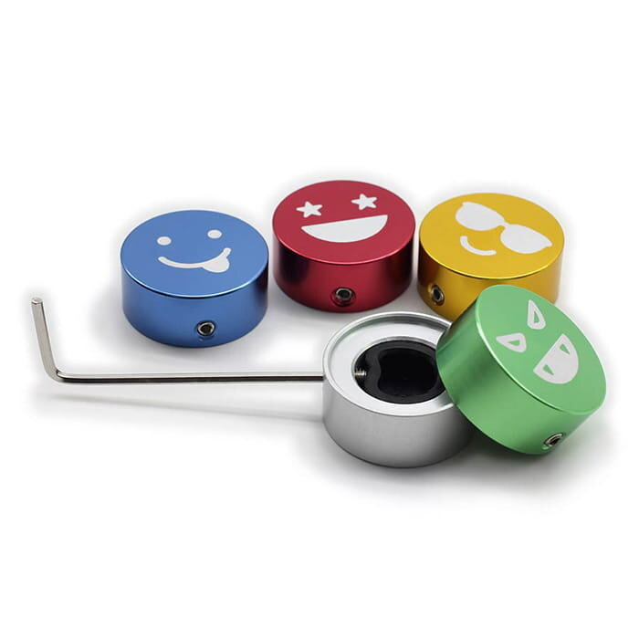 Valeton Aluminum Alloy Footswitch Caps With Set Screw