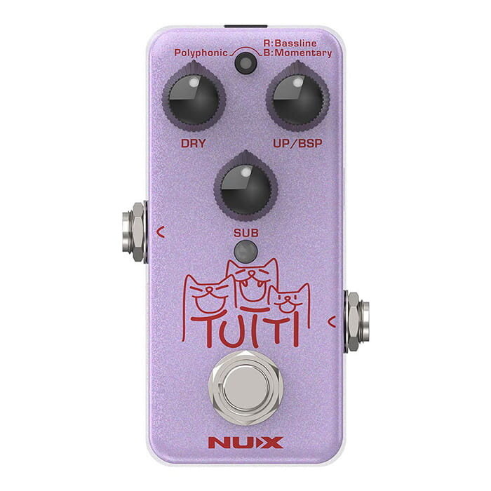 NUX Mini Core Series Polyphonic Octave Effect Pedal True Bypass TUTTI