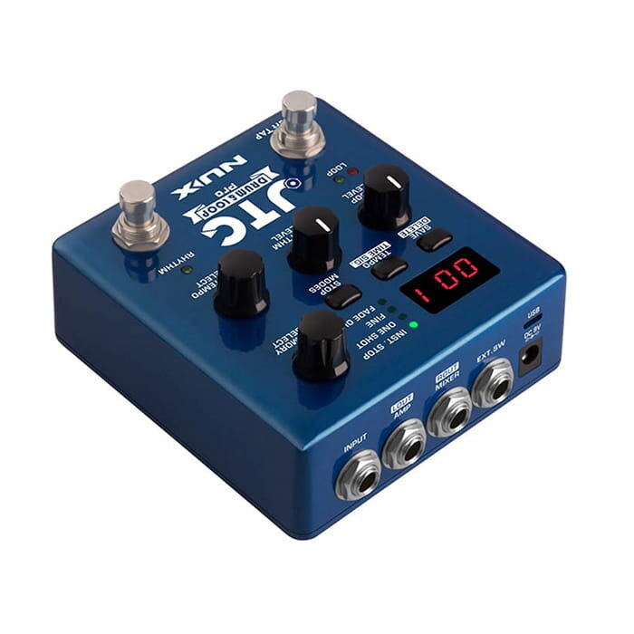 NUX Verdugo Series Dual Switch Looper Pedal DRUM & LOOP