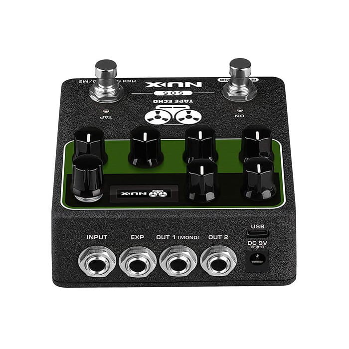 NUX Verdugo Series TAPE ECHO Delay Pedal With Tap Tempo