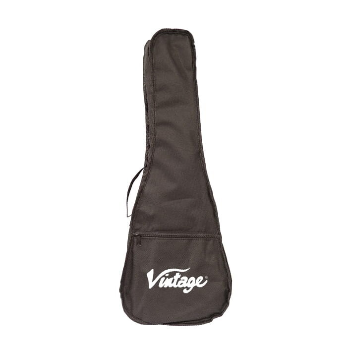 Vintage Laka Sapele Soprano Ukulele & Bag Chocolate