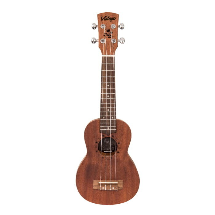 Vintage Laka Soprano Ukulele & Bag Mahogany