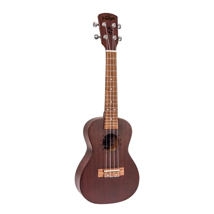 Vintage Laka Sapele Concert Ukulele Chocolate