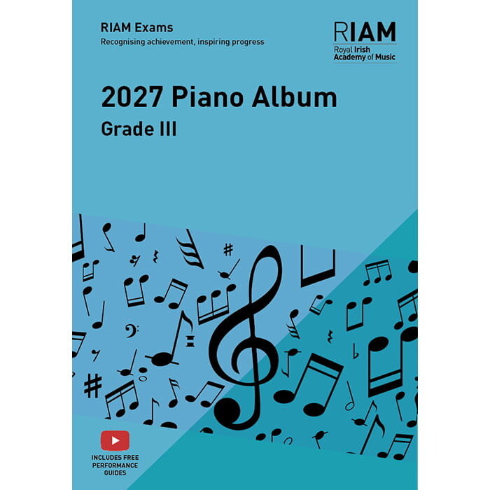 Royal Irish Academy Piano Album Grade 3 2027