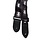 Printed Design Webbing Guitar Strap White Spider