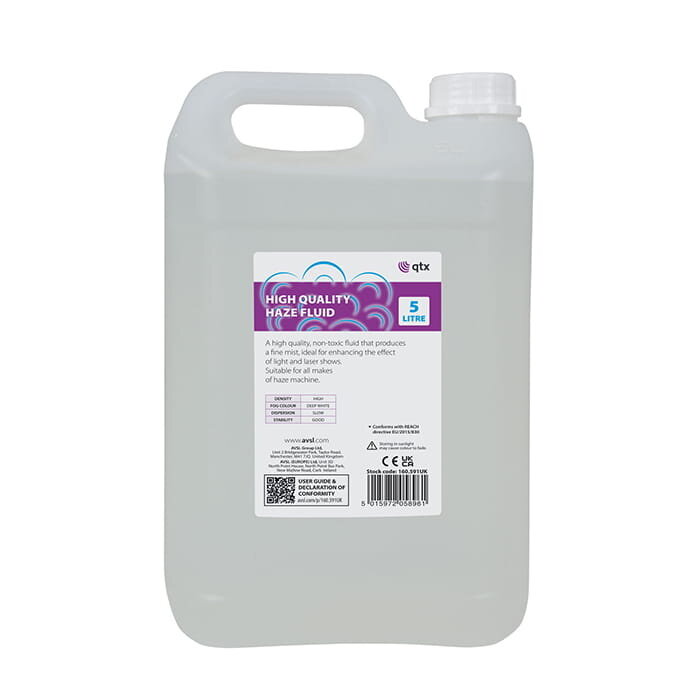 QTX High Quality Haze Fluid 5L