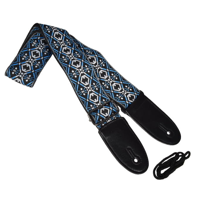 Chord STP-BLJ2 Blue Jacquard Deluxe Guitar Strap