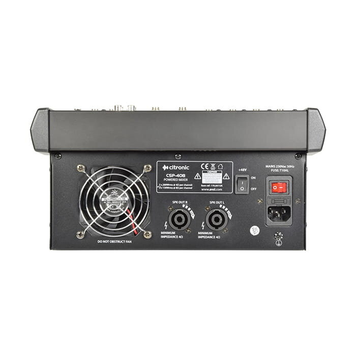 Citronic CSP-408 Compact Powered Mixer 400W