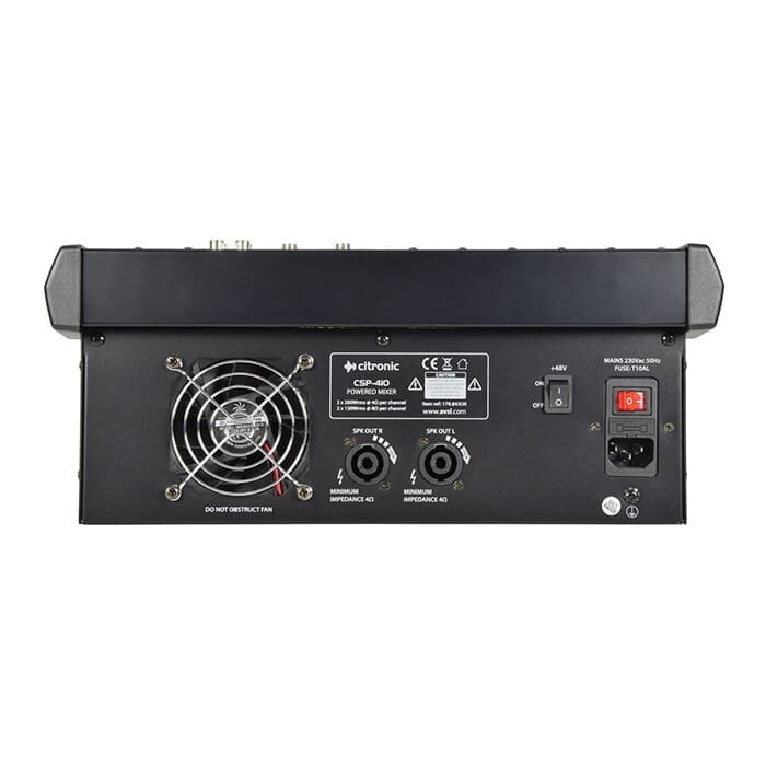 Citronic CSP-410 Compact Powered Mixer 400W