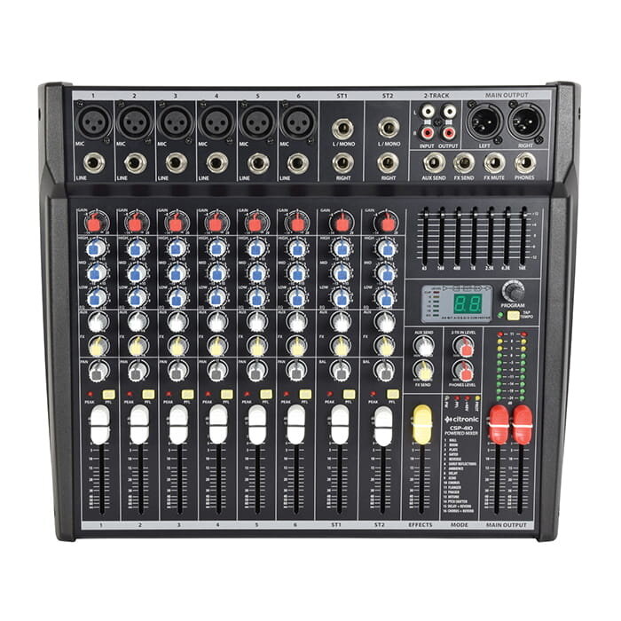 Citronic CSP-410 Compact Powered Mixer 400W