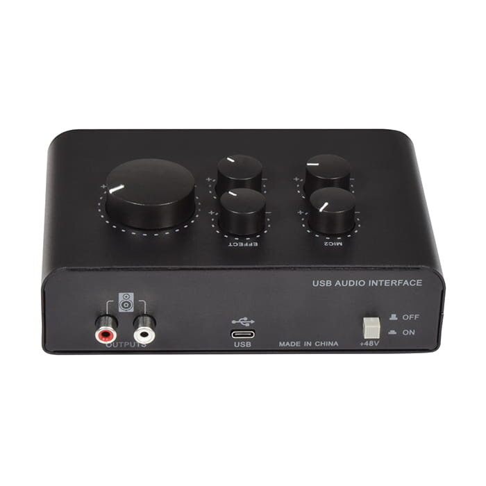 Citronic USB Audio Interface - 2 Microphone + 1 Instrument