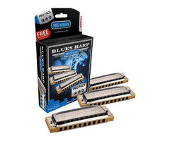 Hohner Blues Harp Pro Pack Harmonicas C, G, A