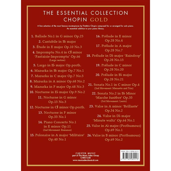 The Essential Collection Chopin Gold