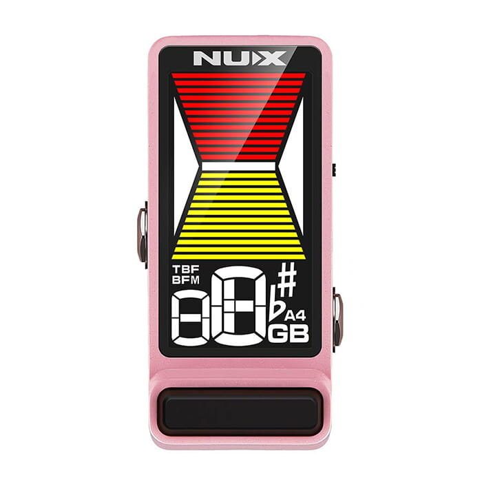 NUX Mini Core Series Tuner Pedal FLOW TUNE PINK