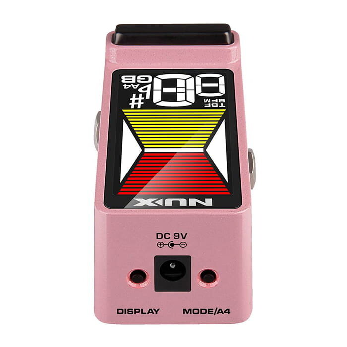 NUX Mini Core Series Tuner Pedal FLOW TUNE PINK