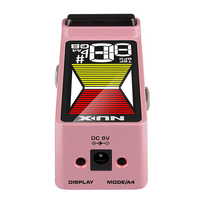NUX Mini Core Series Tuner Pedal FLOW TUNE PINK