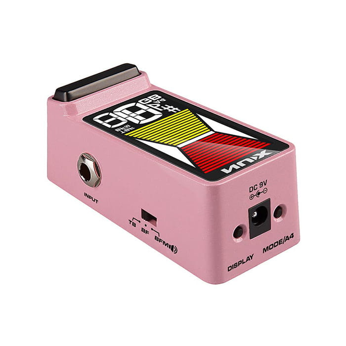 NUX Mini Core Series Tuner Pedal FLOW TUNE PINK