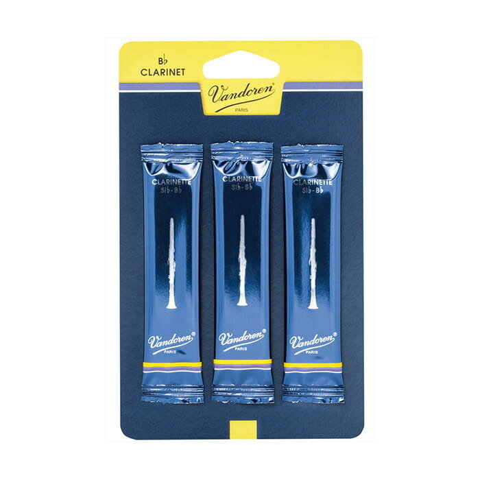 Vandoren Reeds Clarinet Bb 2 Traditional (3 Pack)