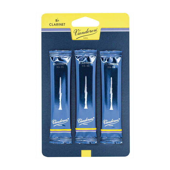Vandoren Reeds Clarinet Bb 2.5 Traditional (3 Pack)