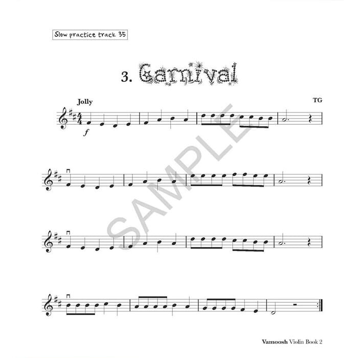 Thomas Gregory: Vamoosh Violin Book 2 Book & CD