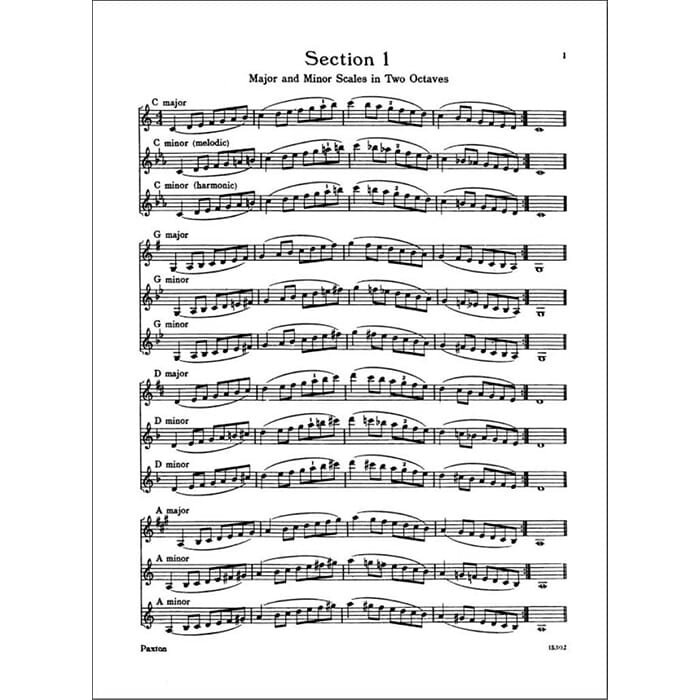 Paxton Scales and Arpeggios for Violin