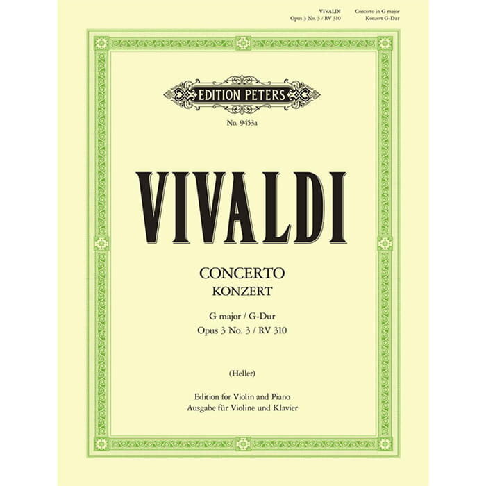 Vivaldi: Violin Concerto, Op.3 No 3 in G major RV3