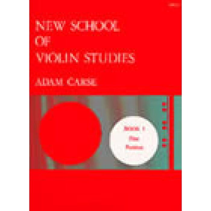 Carse: New School of Violin Studies Book 1 First P