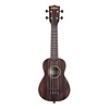 Kala KA-EBY-S Soprano Ebony Striped Top, Back & Sides